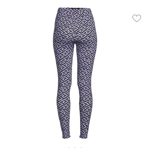 Versace Monogram Print Leggings - Picture 2 of 8